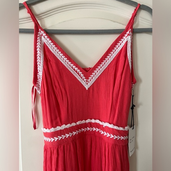 Japna Brand Coral Maxi Dress Women’s Size XS - Picture 5 of 13